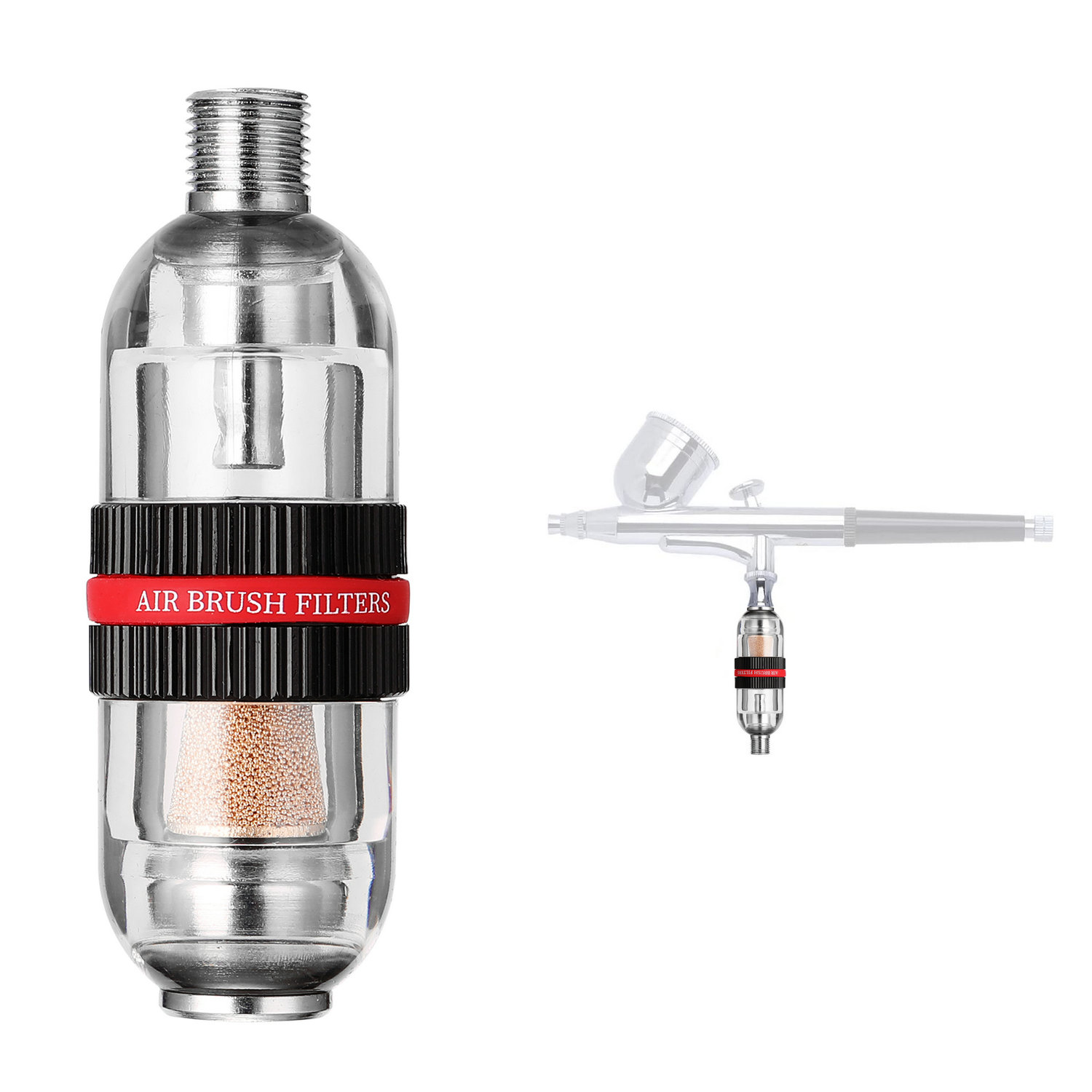 Mini Airbrush Air Filter in-Line Water S