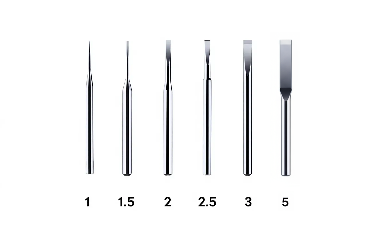 Tungsten Steel Flat-Head Scriber Blades 