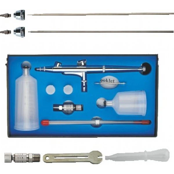 Gravity Feed Airbrush with 2 Plastic Cups (AB-131T)