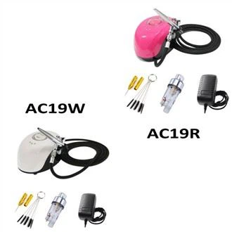 Piston Airbrush Compressor with Airbrush Kit（AC19WK/AC19RK）