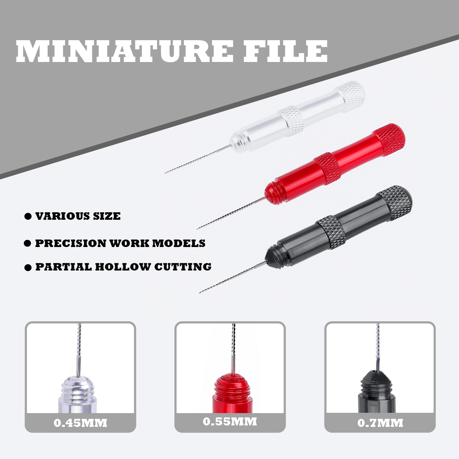 Miniature Gap File for Model Making – 0.