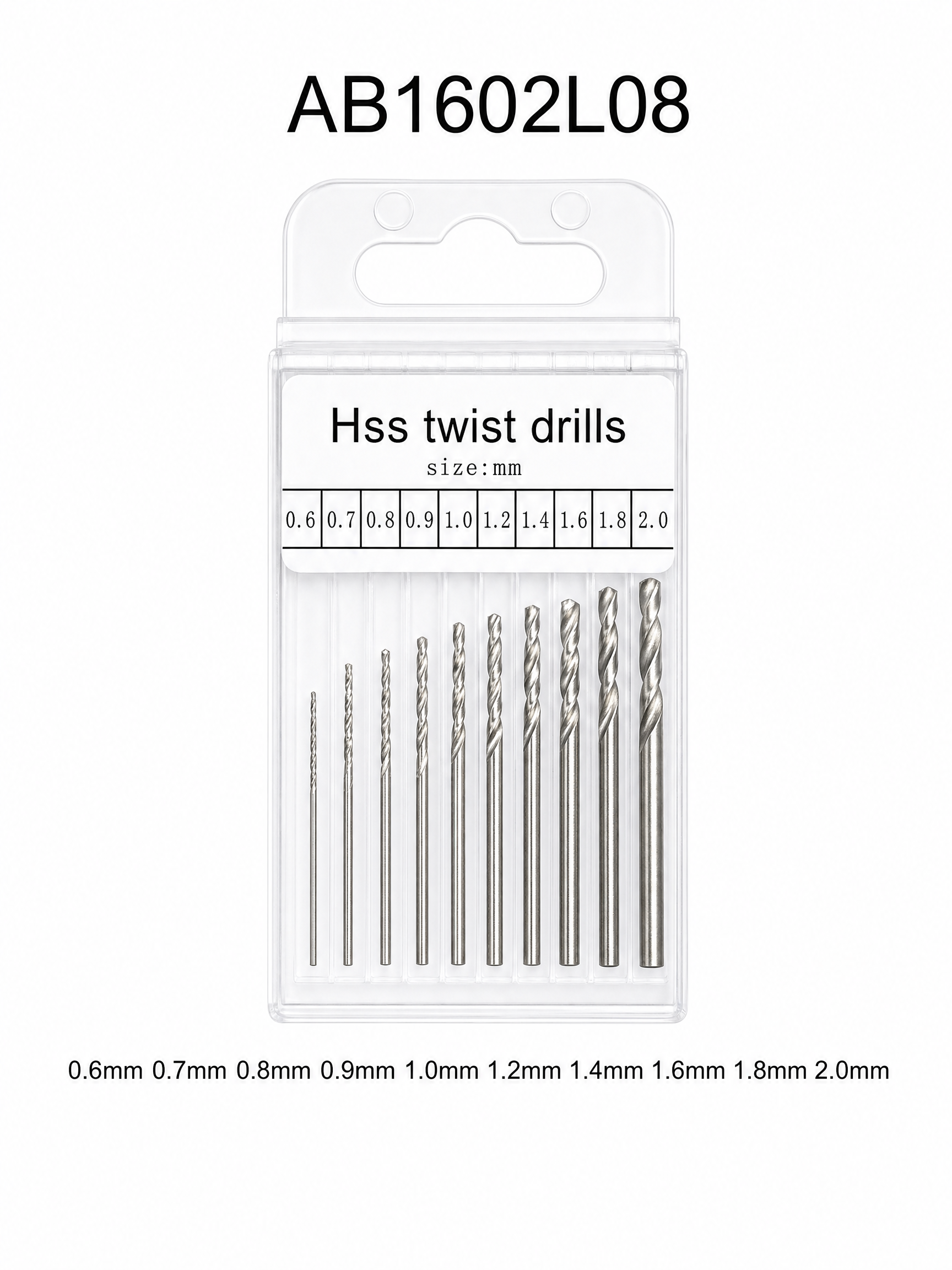 Mini HSS Twist Drill Bit Set – 0.6-3.0mm